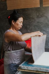 Making paper with Zó Project, Vietnam