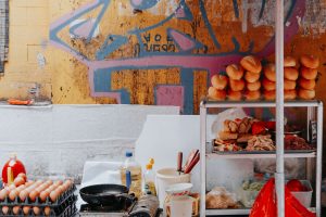 Banh mi stall, Hanoi