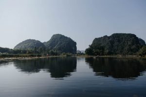 On board a boat in Tam Coc, Ninh Binh